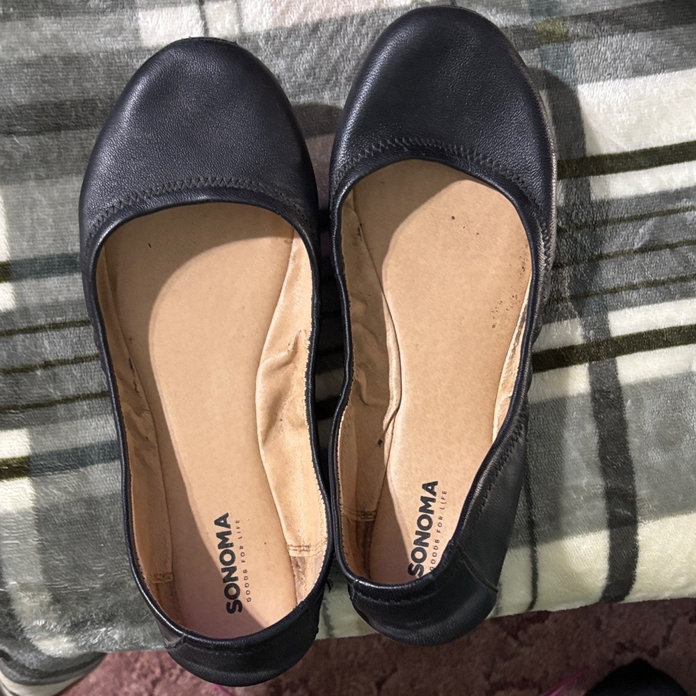 Sonoma Women's Dark Leather Loafers